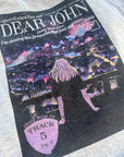 Dear John TS lyric sweatshirt | Retro magazine style