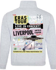 LIVERPOOL NIGHT 1 |Quarter zip pullover sweater