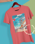 Coney Island lyric organic cotton t-shirt | Vintage magazine design