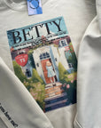 Betty (female version) TS lyric sweatshirt | Vintage magazine style