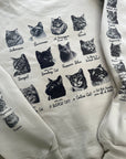Karma is cat breeds TS cat sweatshirt