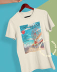 Coney Island lyric organic cotton t-shirt | Vintage magazine design