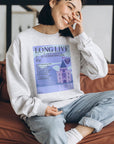 Long live TS lyric sweatshirt | Retro magazine style