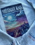 Midnight rain TS lyric sweatshirt | Retro magazine style