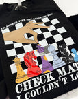 Mastermind sweater| I couldn't lose lyric checkerboard sweatshirt
