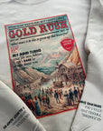 Gold rush lyric sweatshirt| Vintage magazine style