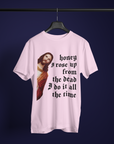 Lwymmd (Jesus' version) organic cotton unisex t-shirt