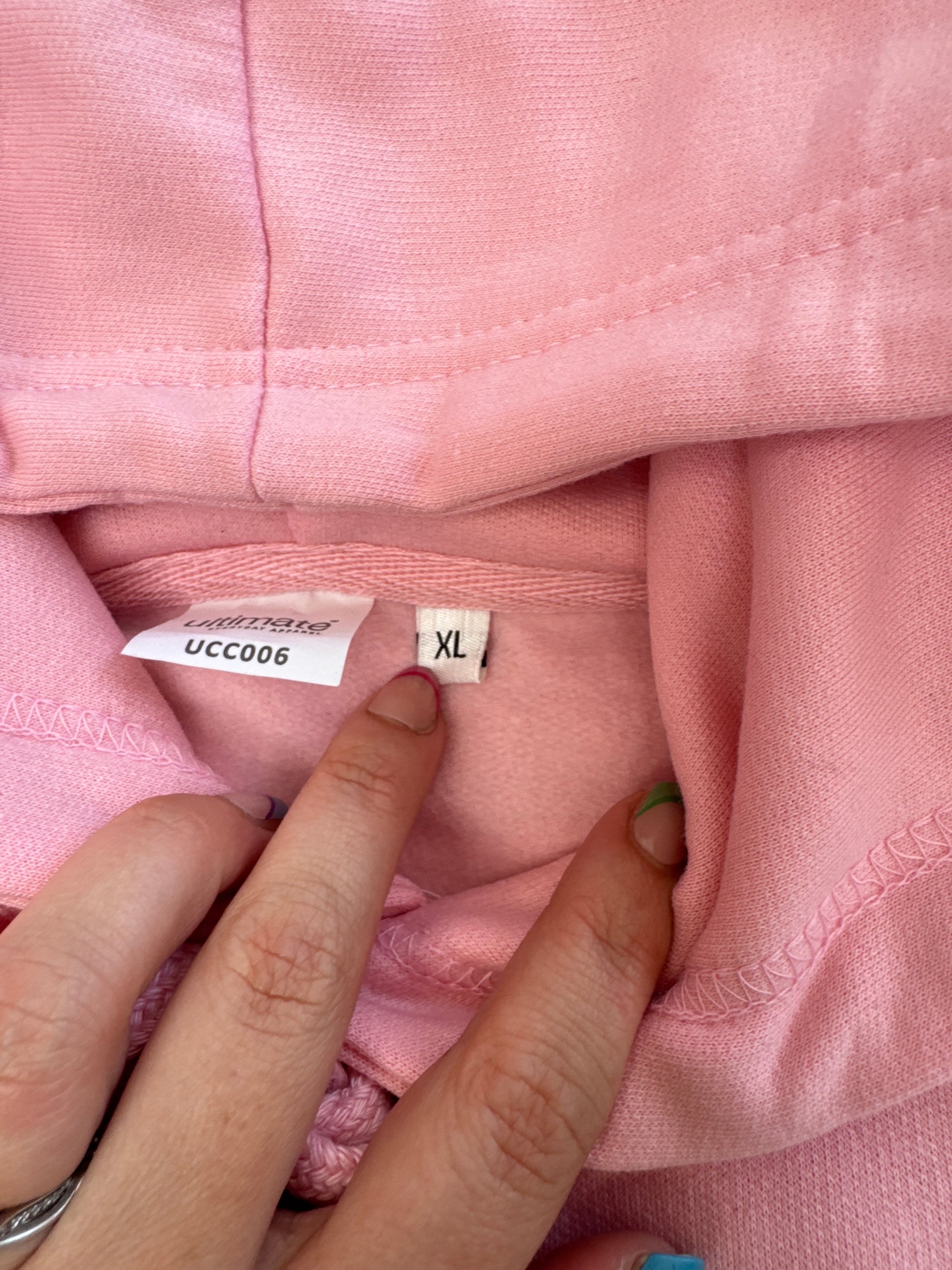 XL pink tortured poet hoodie misfit
