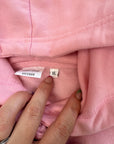 XL pink tortured poet hoodie misfit