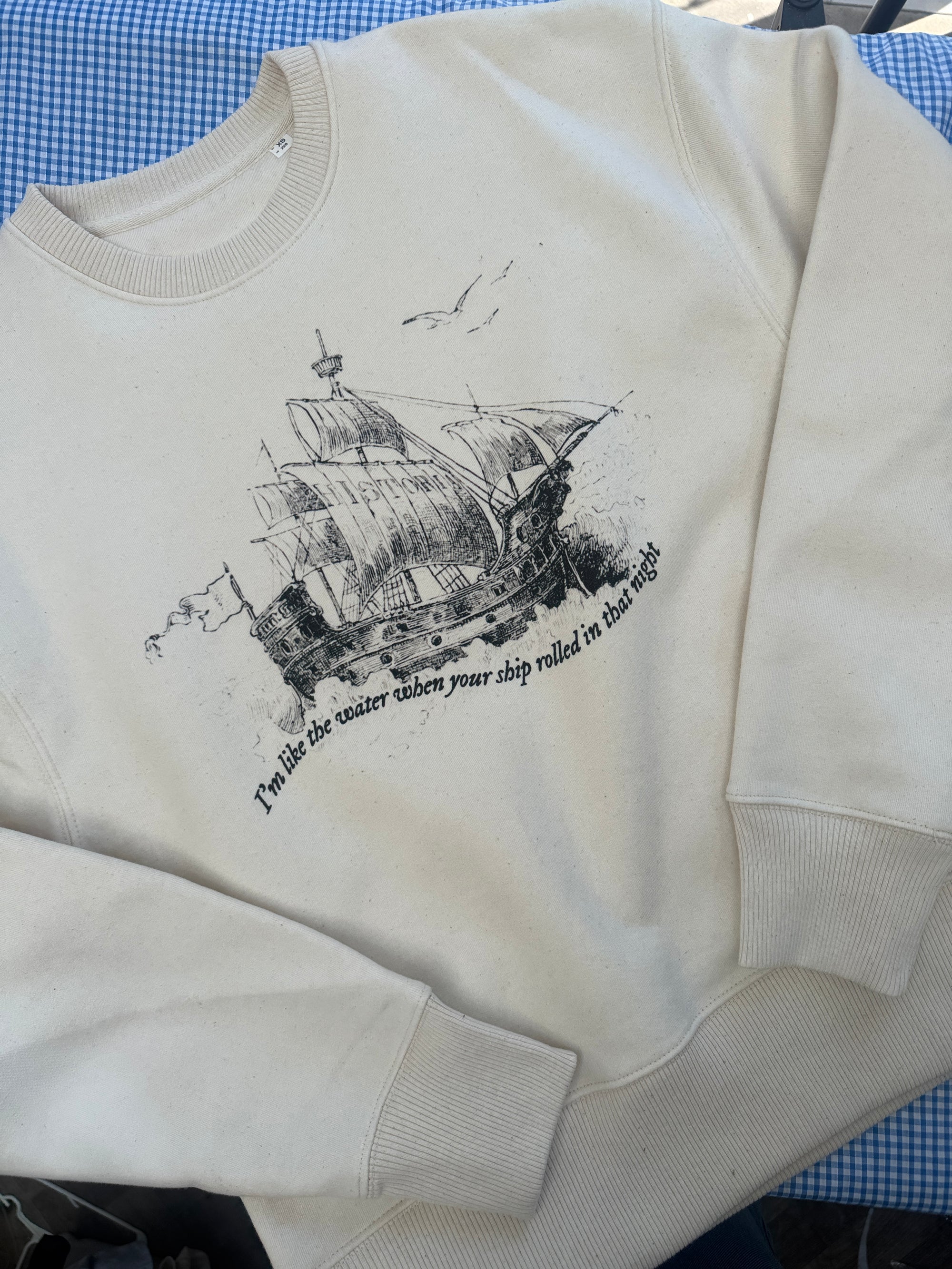 Xs natural willow sweatshirt premade
