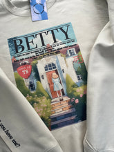 Betty (female version)  TS lyric sweatshirt | folklore lyric sweater | Vintage magazine style