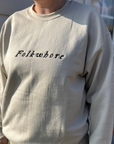 Embroidered folkwhore folklore TS sweatshirt |   lyric sweater |