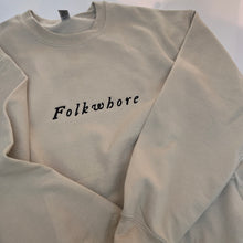 Embroidered folkwhore folklore TS sweatshirt |   lyric sweater |