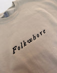 Embroidered folkwhore folklore TS sweatshirt |   lyric sweater |