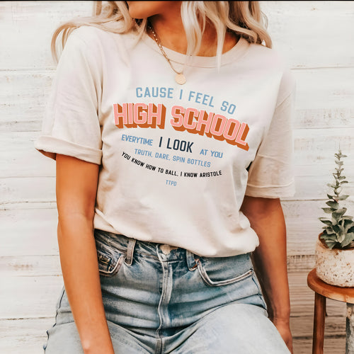 So high school t-shirt |  TTPD anthology t-shirt