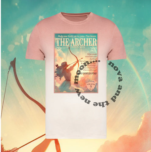 The archer lover rose ombré dip dyed t-shirt | TS