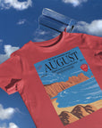 August lyric organic cotton t-shirt | TS vintage magazine t-shirt