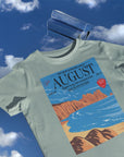 August lyric organic cotton t-shirt | TS vintage magazine t-shirt