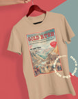 Gold rush lyric organic cotton t-shirt | TS vintage magazine design