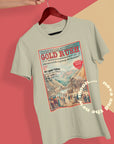 Gold rush lyric organic cotton t-shirt | TS vintage magazine design