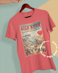 Gold rush lyric organic cotton t-shirt | TS vintage magazine design