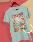 Gold rush lyric organic cotton t-shirt | TS vintage magazine design