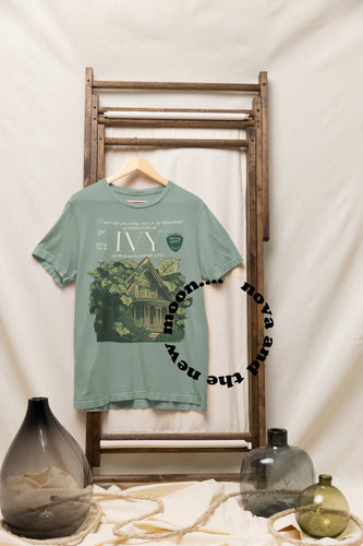 Ivy lyric organic cotton t-shirt | TS vintage magazine design