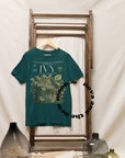 Ivy lyric organic cotton t-shirt | TS vintage magazine design