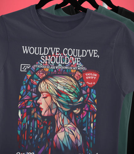 Would've could've should've lyric organic cotton t-shirt | TS vintage magazine design