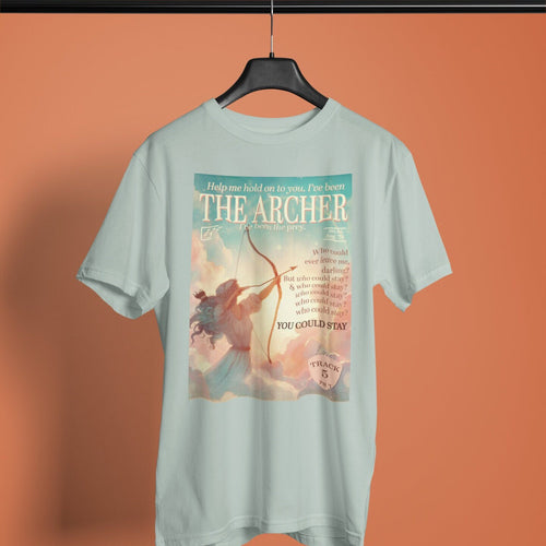 The archer lyric organic cotton t-shirt | TS vintage magazine design