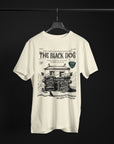 The black dog lyric organic cotton t-shirt | TS vintage magazine design