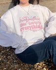 LGAD Inspired Lyric Sweatshirt| I had a marvellous time ruining everything Unisex Sweater