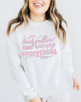 LGAD Inspired Lyric Sweatshirt| I had a marvellous time ruining everything Unisex Sweater