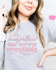 LGAD Inspired Lyric Sweatshirt| I had a marvellous time ruining everything Unisex Sweater