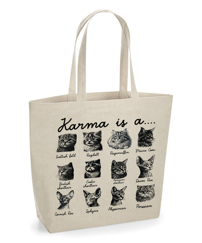 Cat breeds tote bag | TS karma shopping tote