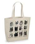 Cat breeds tote bag | TS karma shopping tote