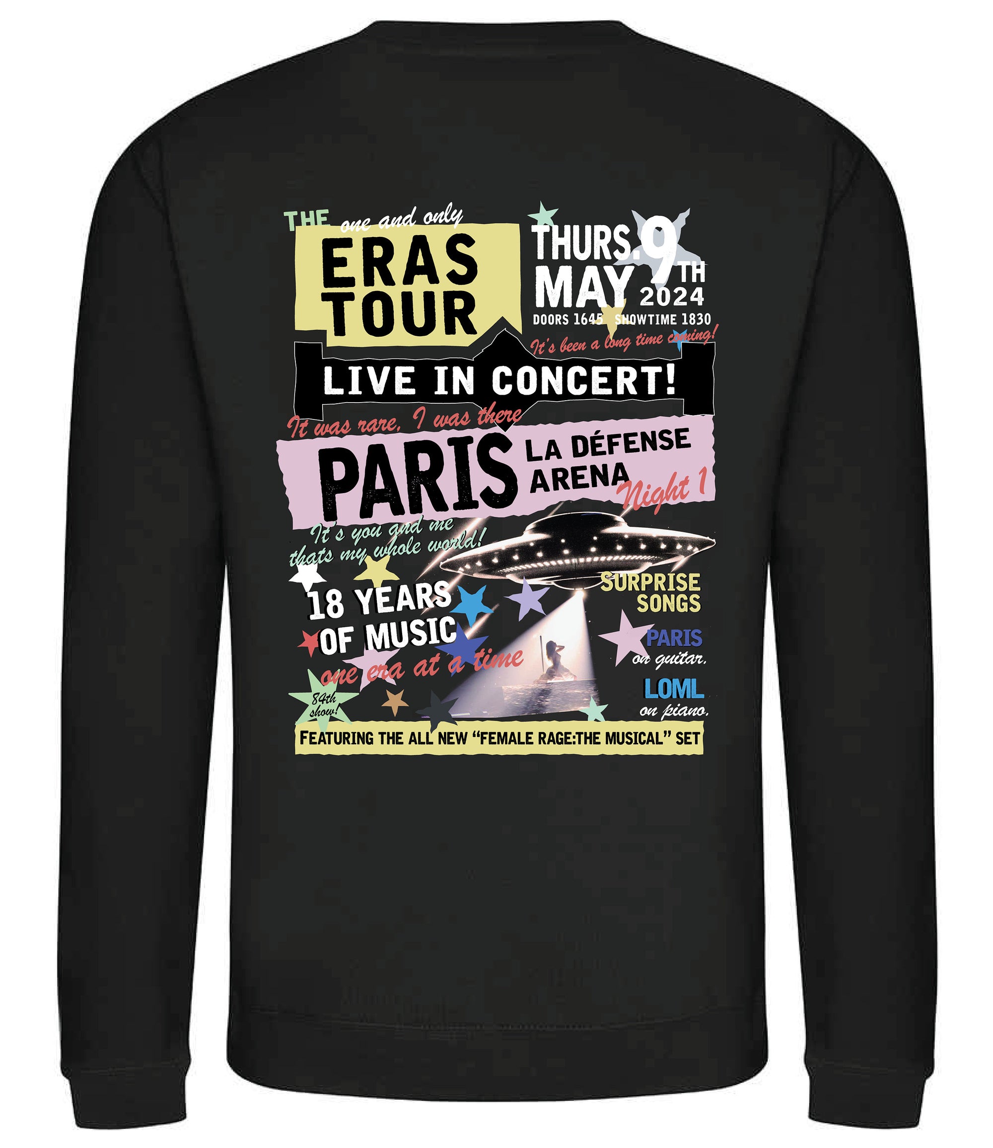 PARIS NIGHT 1 | Eras tour sweater