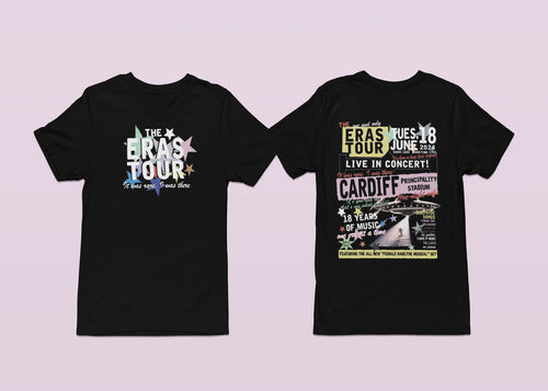 CARDIFF ERAS TOUR t-shirt | Eras tour t-shirt