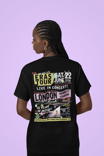 LONDON WEMBLEY NIGHT 2 (SAT 22nd JUNE)| Eras tour t-shirt