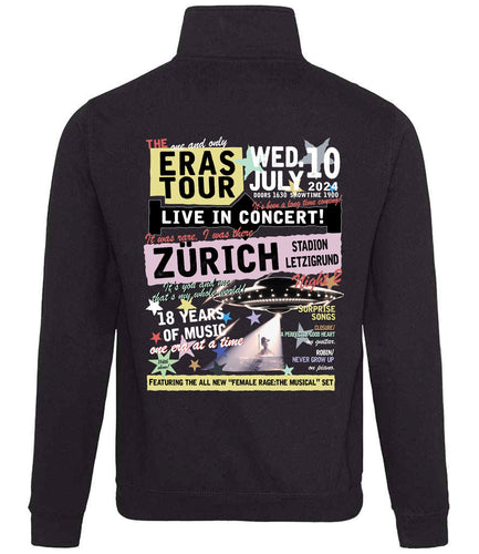 ZURICH NIGHT 2| Eras tour quarter zip pullover sweater