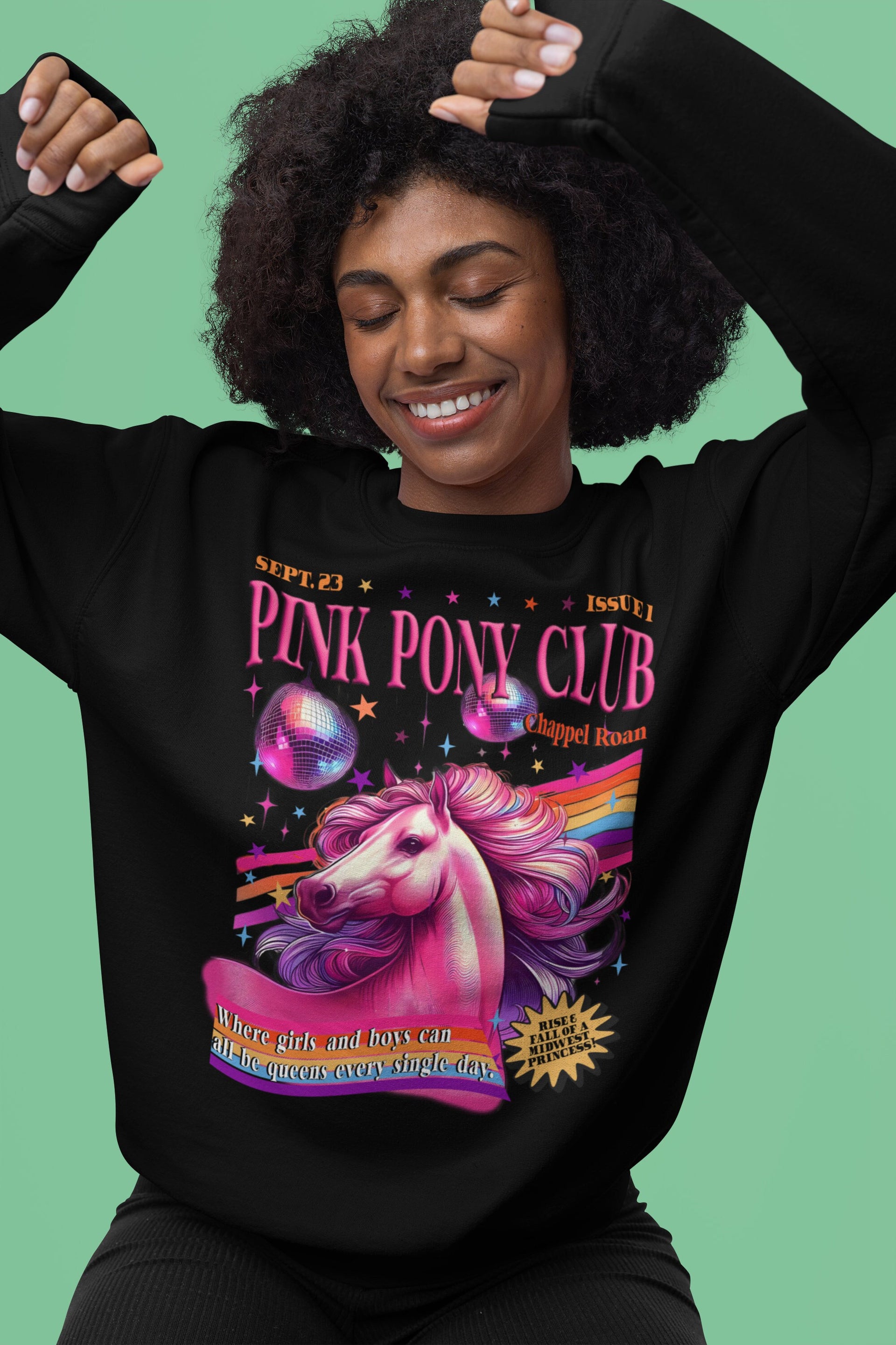 Pink pony sweatshirt shop