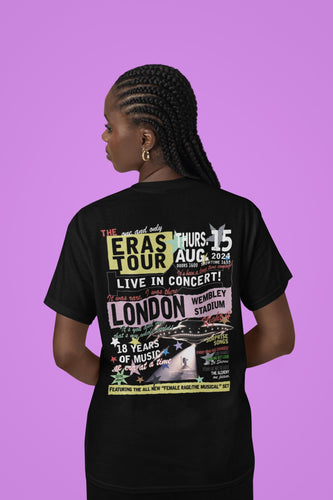 LONDON WEMBLEY NIGHT 4 (show 1 of second leg, 15/8/24)| Eras tour t-shirt