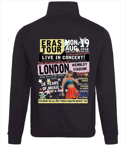 LONDON WEMBLEY NIGHT 7 (19/8/24) | Eras tour quarter zip pullover sweater