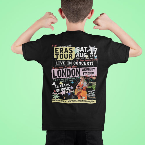 KIDS WEMBLEY NIGHT 6 | Eras tour children’s t-shirt