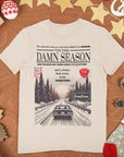 Tis the damn season lyric organic cotton t-shirt | TS vintage magazine design