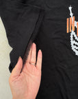 Diamond bra SG black lace boxy tee