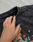 Xs Acid wash sweatshirt show cat
