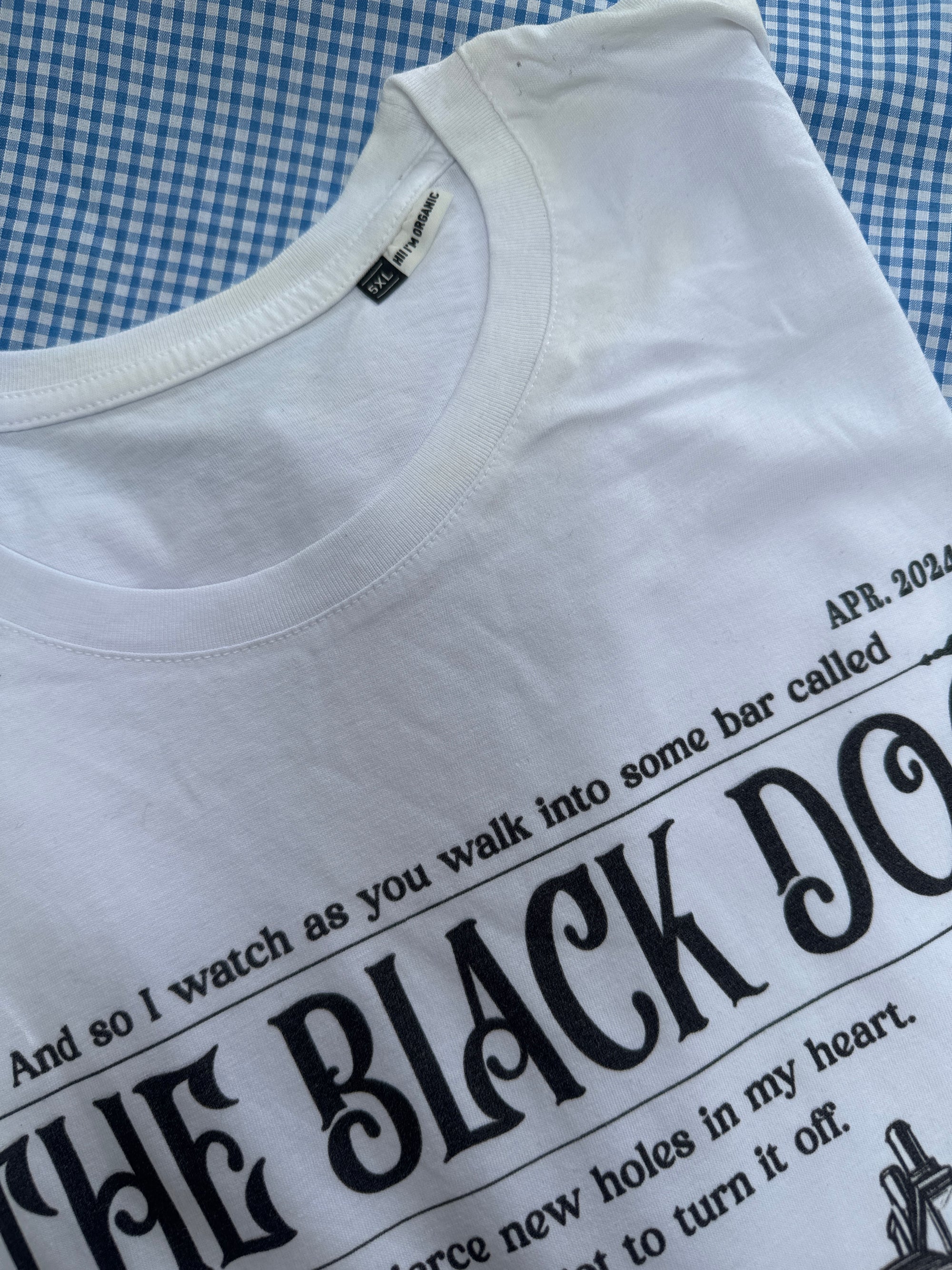 5xl misfit black dog tee