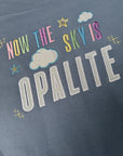 Large misfit Opalite blue sweatshirt