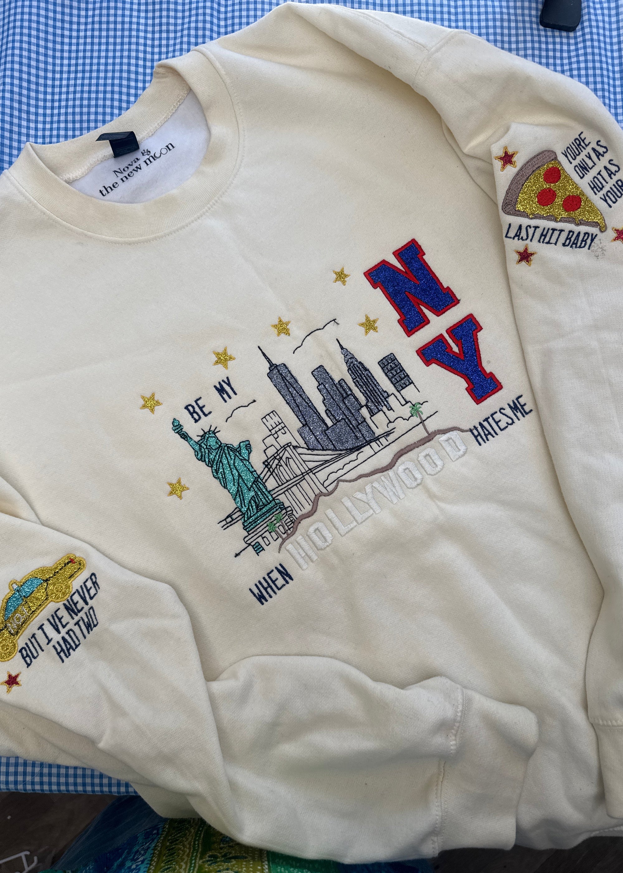 Be my NY cream sweatshirt misfit large